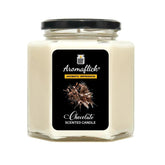 Chocolate Scented Candle in Hexagonal Jar